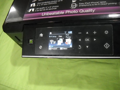 Epson Expression Premium XP-620 All-in-One Inkjet Printer Black - Needs Ink Pad - Picture 7 of 8