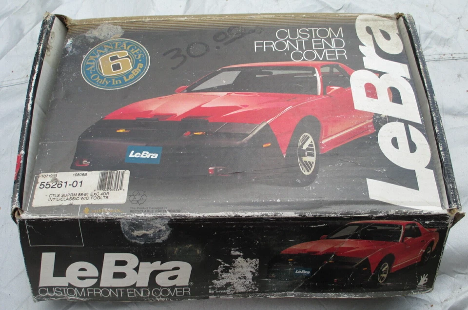 NOS LeBra USA 88-91 Oldsmobile Cutlass Supreme Bra Front End Cover Hood Car Mask Foto 2 de 4