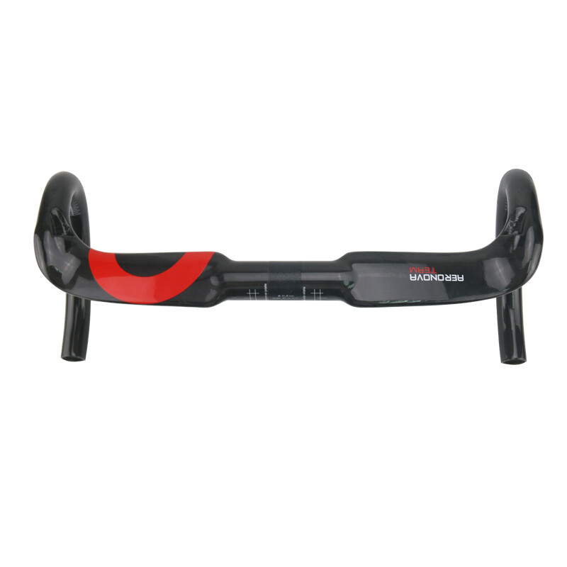 Road Carbon Handlebars Drop Bar Reduce Resistance Flat Design Handle Bar Cycling