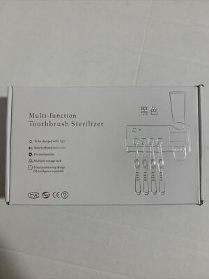 Multi-function Toothbrush Sterilizer UV Sterilization, Smart Infrared Induction