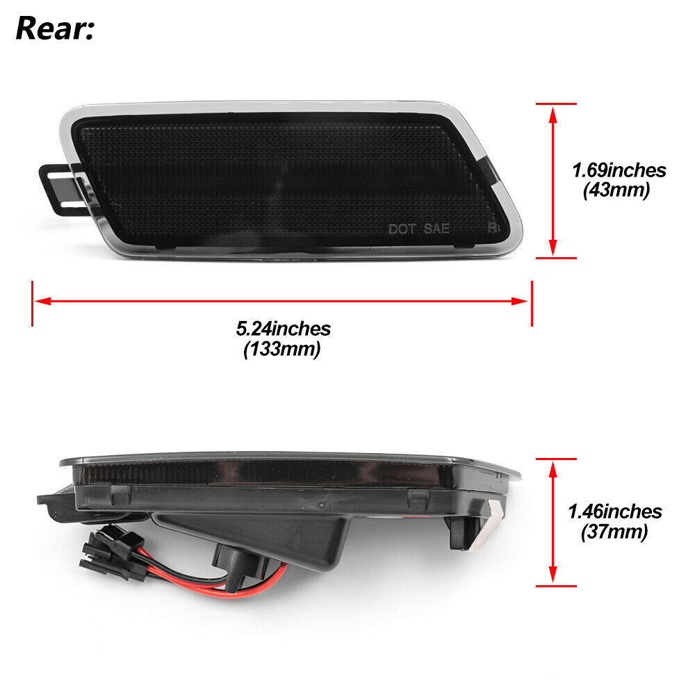 Aazon.co: Nsautolighting 4Pcs LED Front Rear Side Arker Lights For 2012-2018 Au'di A7 C7 - Foto 8