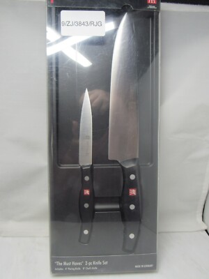 STUNNING DURABLE HIGH QUALITY ZWILLING JA HENCKELS TWIN SIGNATURE 2 PC KNIFE SET