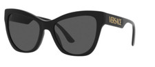 NWT VERSACE VE4417U GB1/87 Black/Dark Grey 56-19-140 Sunglasses