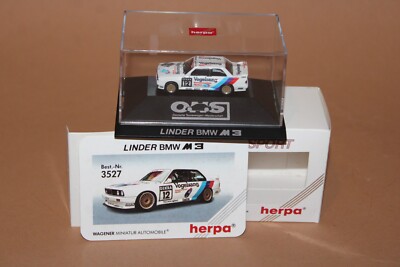 Herpa  3527 1:87  Modellauto  Linder Vogelsang  BMW M3 Dekra 12 K. Nissen  OVP