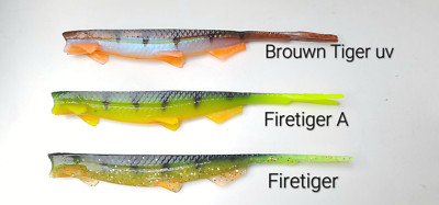 Gummifisch V-shad pelagic shad Vertikalshad Zander Gummiköder Screw-in Federjig 
