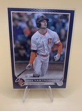 2022 Topps Series 1 - Royal Blue Name Misspelled Yastrzemksi 103 Mike Yastremski