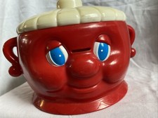 Vintage HAPPY FACE Container with Lid Toy 1983 Meritus Industries Rare