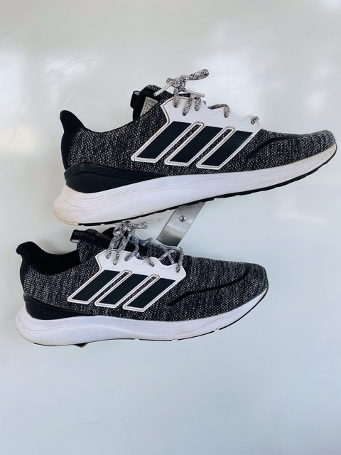 Size 12 - adidas Energyfalcon Black White for sale online | eBay
