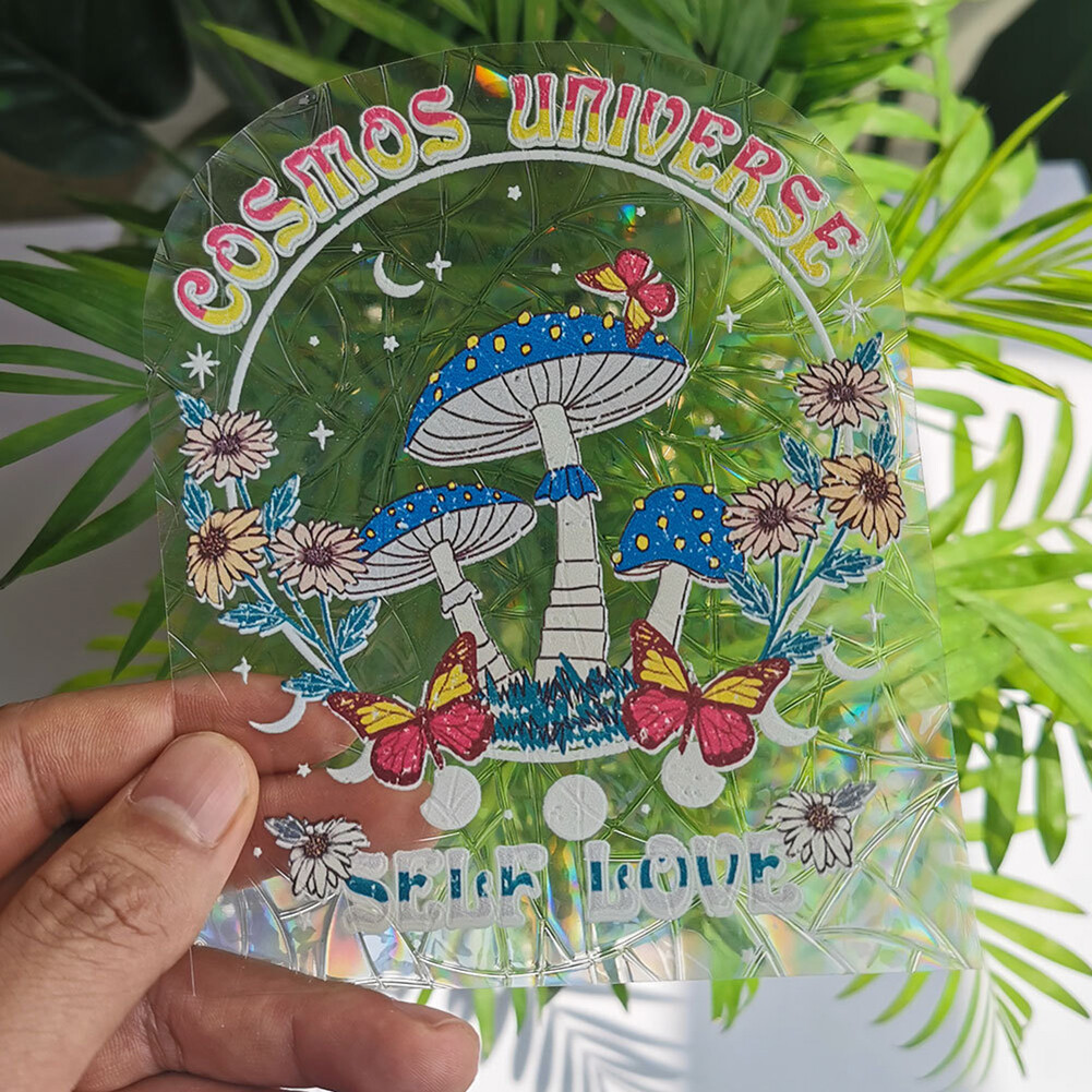 Rainbow Prism Electrostatic Glass Stickers PVC Window Home Decal