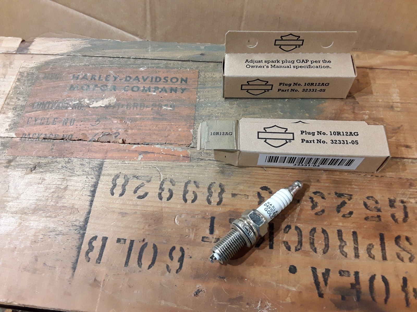 Harley Davidson Spark Plug GOLD Set 2002-later V-Rod Buell 2-PK VRSC