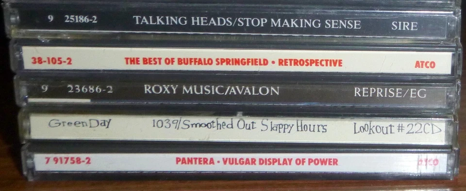 18 CD Rock Lot - Queen Roxy Music Rush Talking Heads Metallica Pantera Bob Dylan Foto 3 de 3
