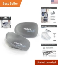 So Soft Heavy Duty Gel Heel Cups, Relief for Plantar Fasciitis, Heel Pain, an...