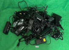 Lot of 19 Mixed Laptop AC Adapters.