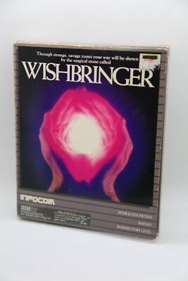 WISHBRINGER - IBM PC DOS Infocom Big Box Fantasy RPG - See Desc