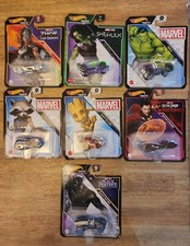 2022 Hot Wheels Character Cars Marvel Complete Set of 7 Brand New 