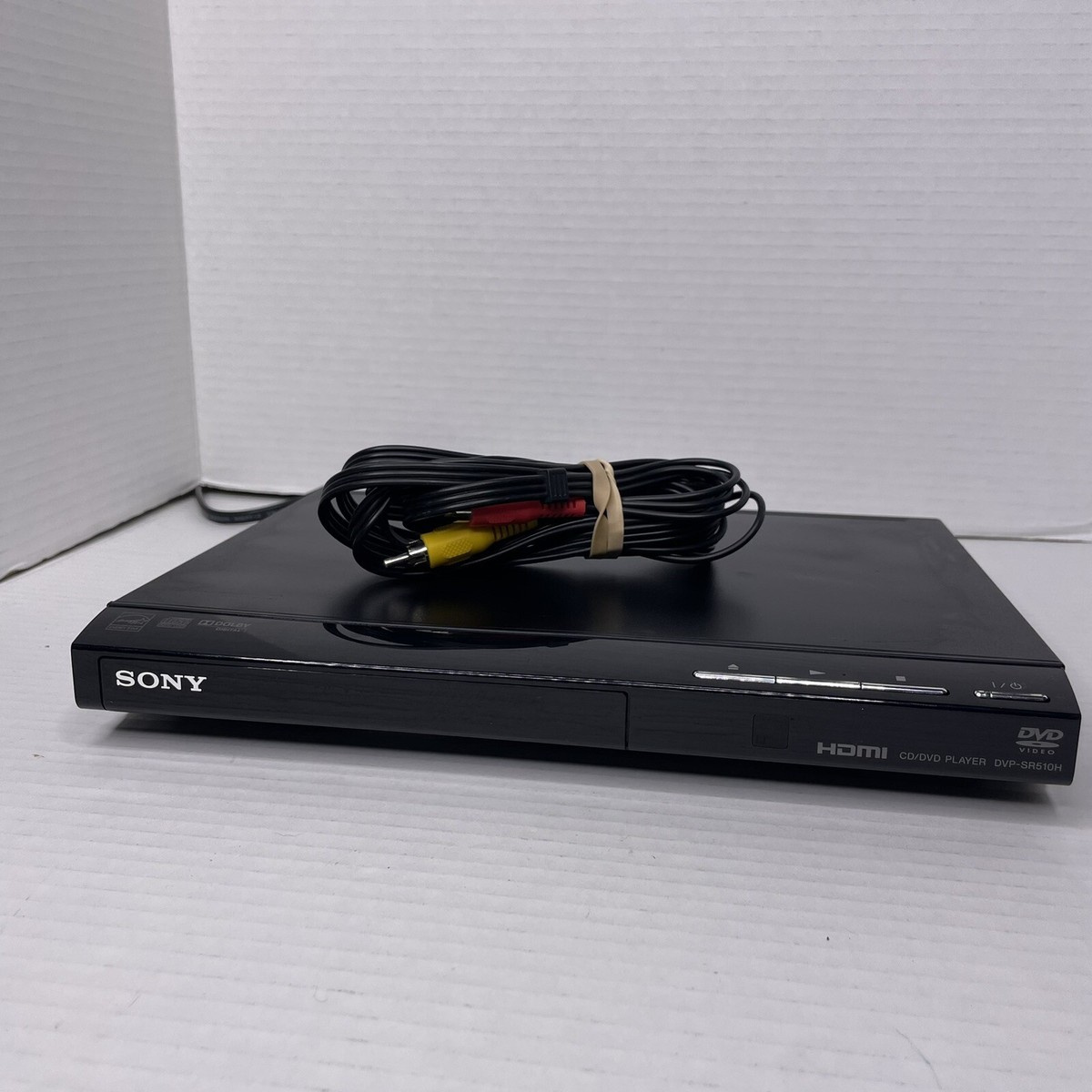 Sony DVP-SR510H DVD Player - Black, Tested/Working- W AV/RCA