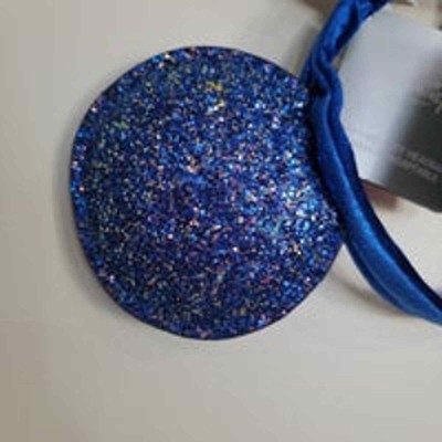Disney Blue Sparkle Wishes Minnie Ears Adjustable Headband  display picture 1