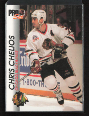 1992-93 Pro Set #34 Chris Chelios Chicago Blackhawks
