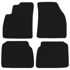 Velours Fußmatten für Hyundai Santa Fe I Bj. 2000 – 2006 Automatten SCHWARZ PREM