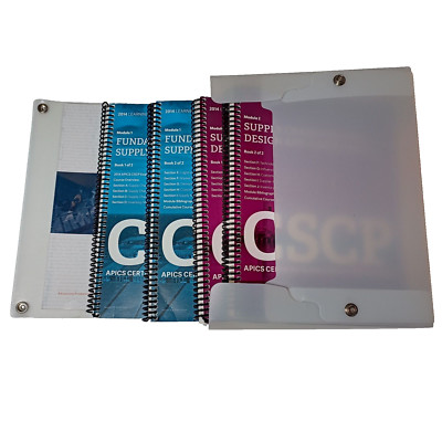 CSCP APICS 2014 Version 3.2 5 Books w/ Dictionary Module  1 & 2 Certified Supply