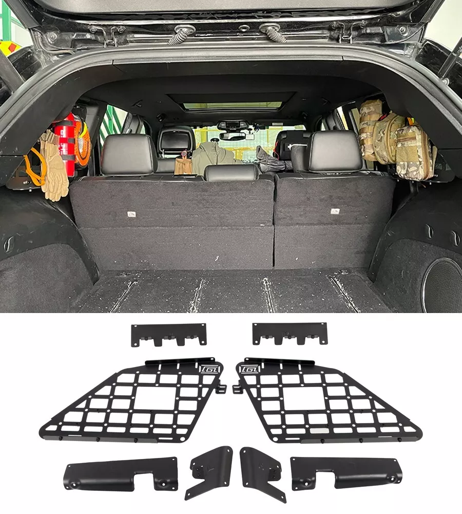 for Jeep Grand Cherokee WK2 2011-2021 Storage Molle Panel Rear Trunk Debris  Rack