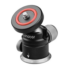 Andoer Aluminum Alloy Tripod Ball Head Mount Panoramic 360 Swivel 180 A4O5