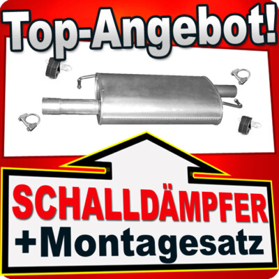 Mittelschalldämpfer für VW TRANSPORTER T5 T6 V VI 2.0 2.5 TDi BiTDi TSi Auspuff