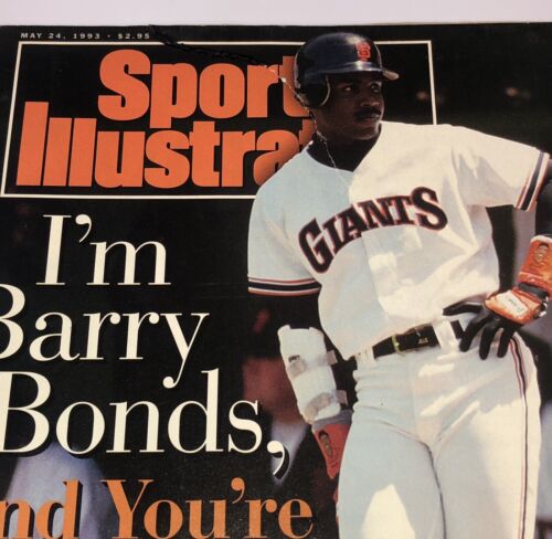 Barry Bonds Signed Autograph 1993 SF Giants Sports Illustrated Magazine JSA COA - Picture 2 of 3