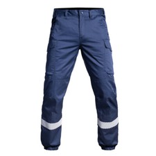 PANTALON SSIAP sécurité incendie, Pantalon HV-TAPE SÉCU-ONE bleu marine A10