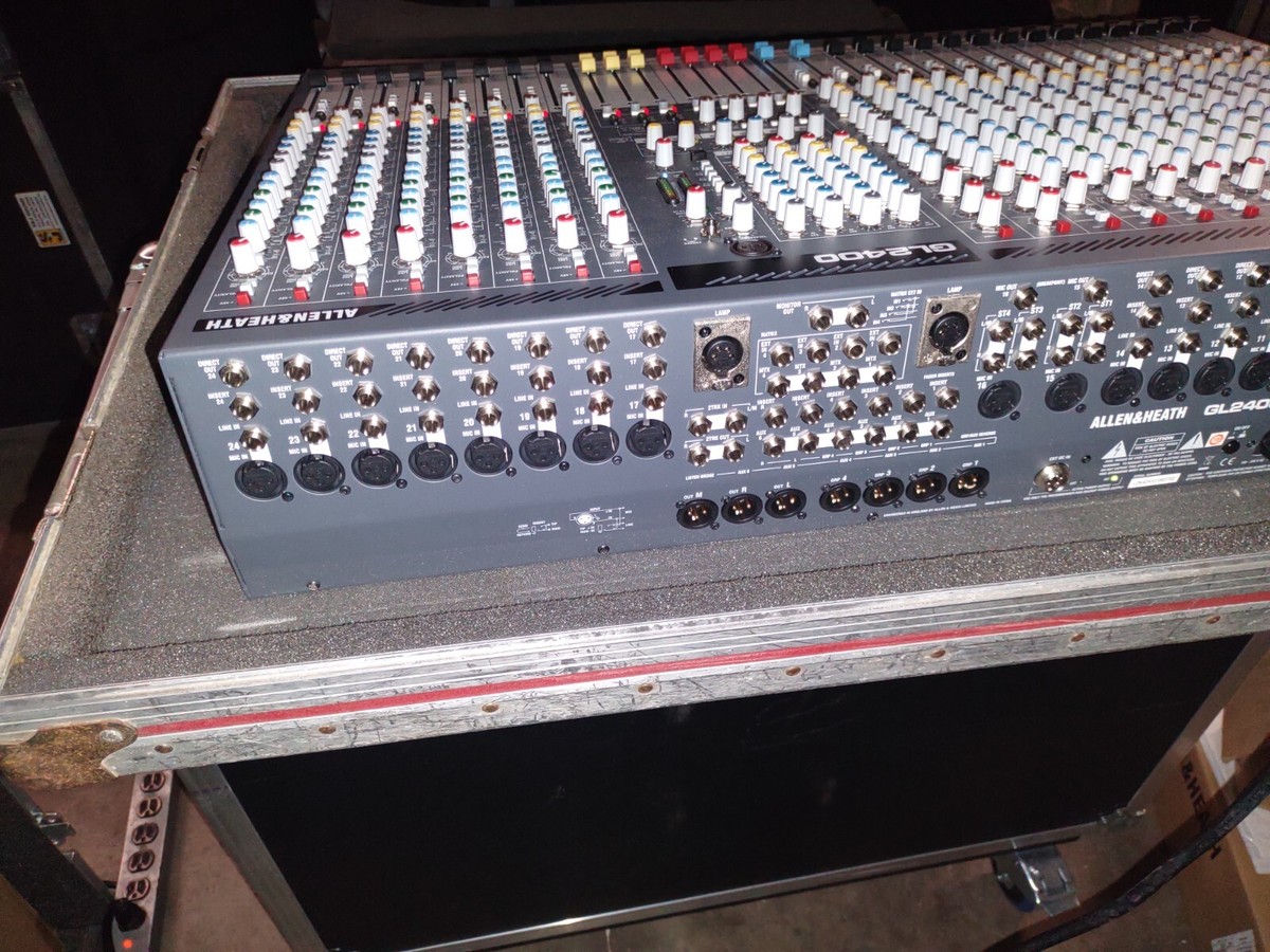 Allen & Heath GL2400-24 24 Channel analog Mixing Console w/case