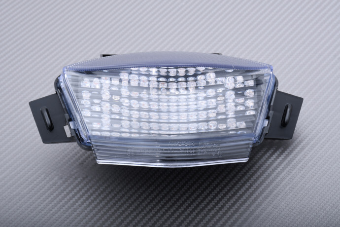 Feu arrière LED transparent avec clignotants pour Kawasaki ER6N 2006-2008