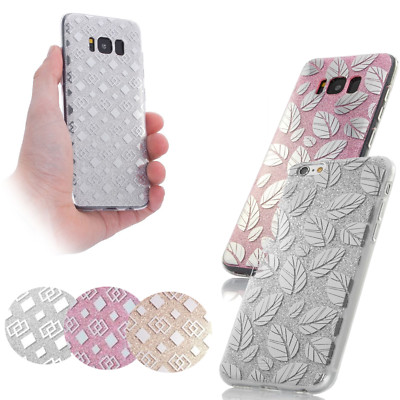 ^ Fashion Glitter Handy Tasche Glitzer Schale Case Hülle Apple iPhone 8 Plus  