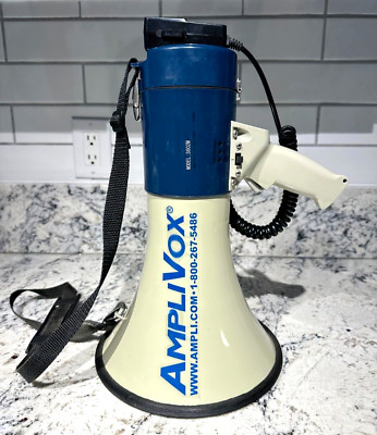 AMPLIVOX Megaphone Model S602M Vintage Professional 25-Watt Crowd Communication