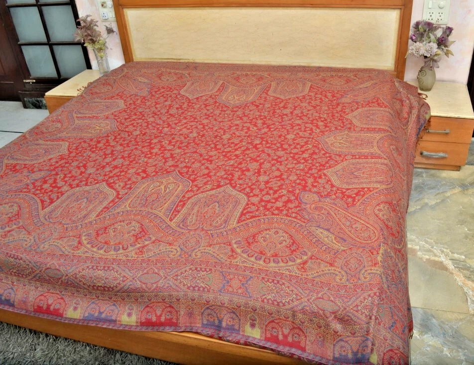 CUBIERTAS DE CAMA CACHEMIRA JAMAVAR 100 % CACHEMIR: 16 DISEÑOS A ELEGIR Foto 2 de 4