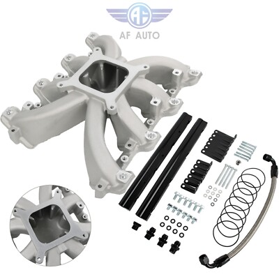 For GM Gen LS1/ LS2/ LS6 Single Plane w/ Fuel Rails EFI Intake Manifold 300-137