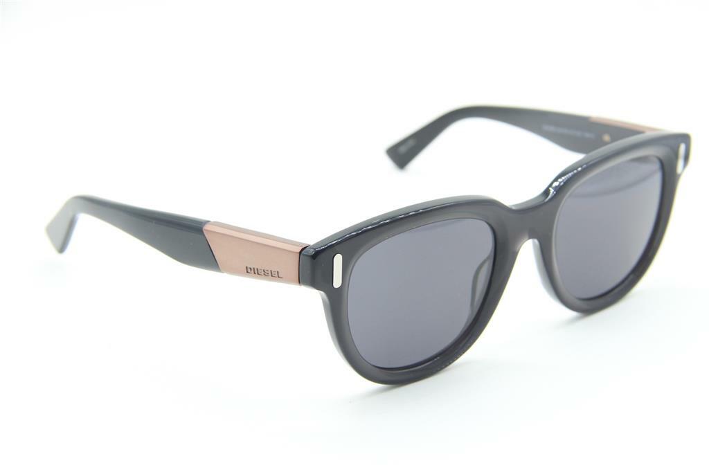 NEW DIESEL DL 0228 01A BLACK ROSE AUTHENTIC SUNGLASSES DL0228 51