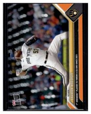 2023 Topps Now #853 Brandon Woodruff Orange Parallel Card #d /5