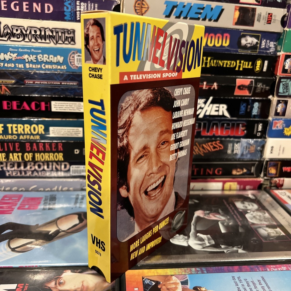 Tunnel Vision 1976 VHS Tested Chevy Chase John Candy TV Comedy  