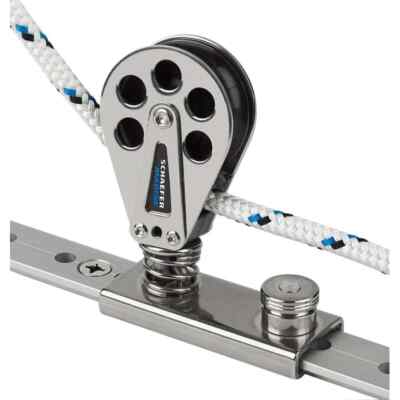 Schaefer Genoa Lead Block 705-92 S/S for 1-1/4 inch T-Track     1/2'' (12mm) Line