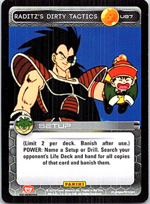 Raditz's Dirty Tactics Dragon Ball Z TCG Light Play eBay