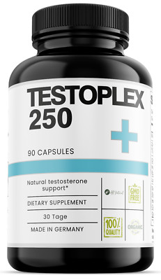 Testoplex + 250 Testo Booster für schnellen Muskelaufbau Extrem Testosteron