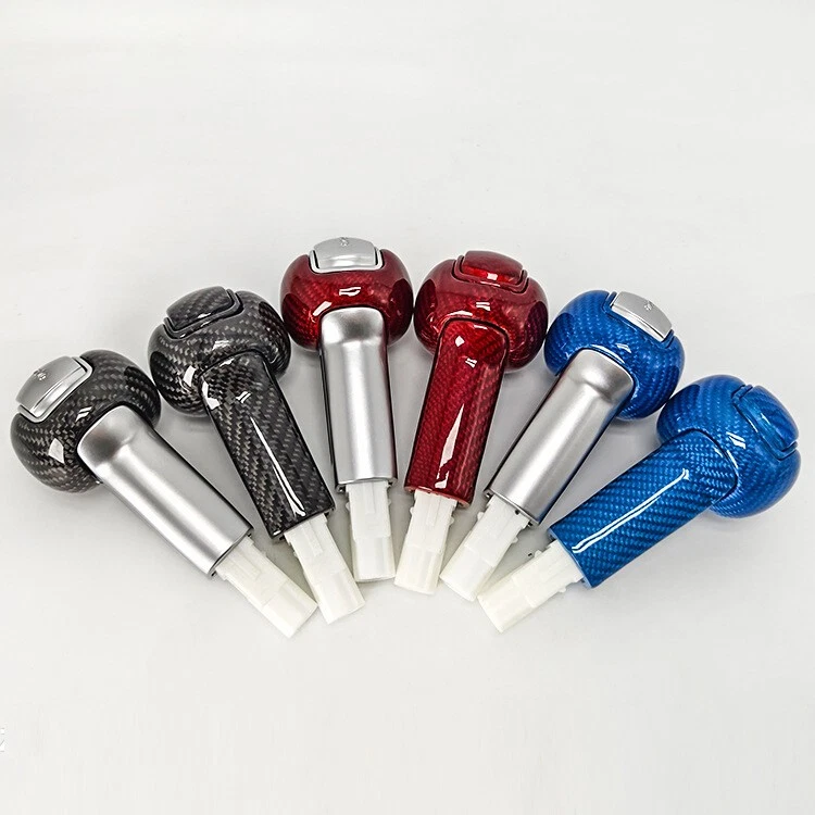 100% Real Carbon Fibre Gear Shifter Gear Shift Knob For Ford Mustang 2015-2022 - Изображение 2 из 4
