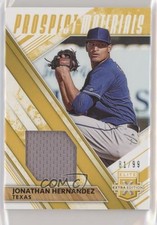 2019 Elite Extra Edition Prospect Materials Gold 81/99 Jonathan Hernandez s3g