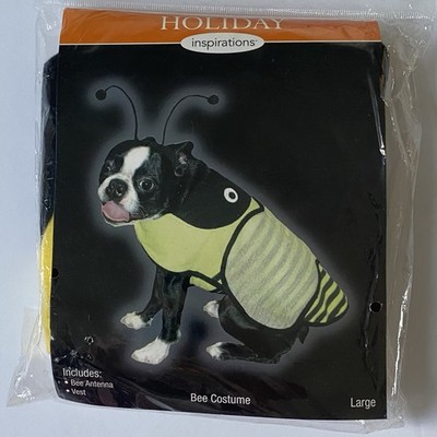 Dog Bumblebee Outfit Size Large New NWT Bumble Bee 17  X 16.5  The Pretendears