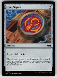 Izzet Signet 320 Commander: Tarkir: Dragonstorm