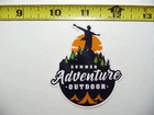SUMMER ADVENTURE HIKE SMALL STICKER DECAL HIKING CAMPING WOODS GEAR PARK