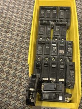 Large Assortment Lot of 50A/ 30 A/ 20A Breakers.