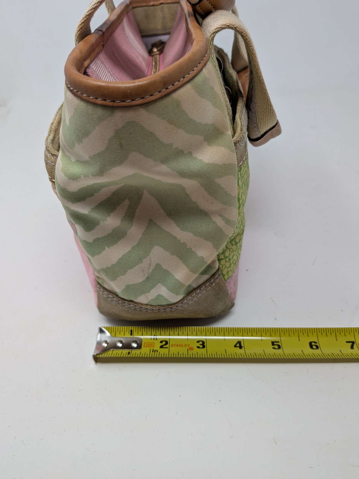 Coach 1481 Hampton Spring Pastel Patchwork Small … - image 7