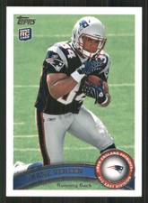 2011 Topps #402 Shane Vereen RC New England Patriots 37714
