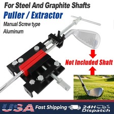 Golf Shaft Puller For Graphite  Steel Club Shafts Repair Tool Manual Screw Type